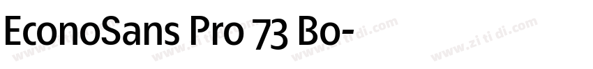 EconoSans Pro 73 Bo字体转换